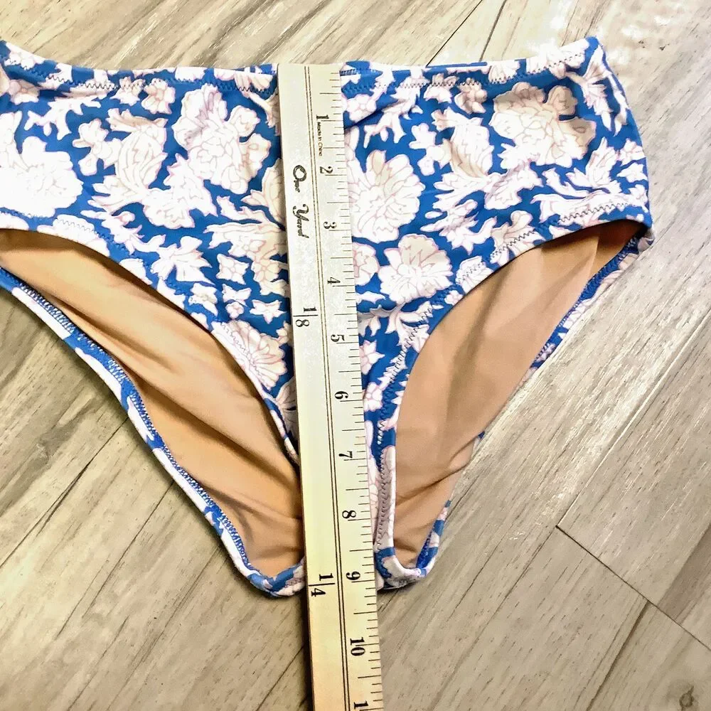 Crew Cuts Swimsuits Size 12 Ruffle Tank Floral SZ Blockprints x J. Crew Bottoms